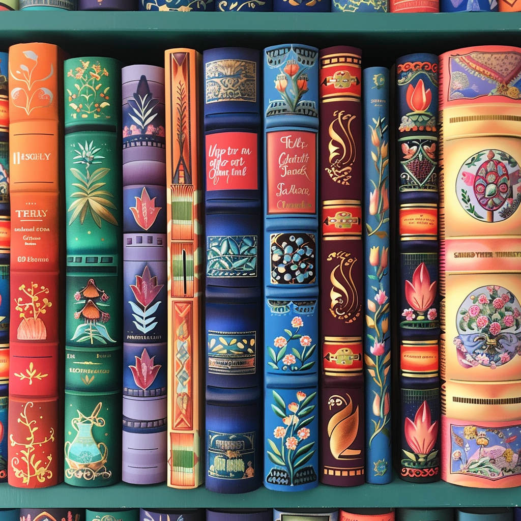 Atmospheric fantasy bookshelf from Astra Knight Writings